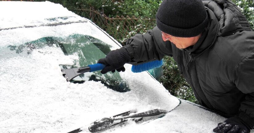 péče o autosklo v zimě